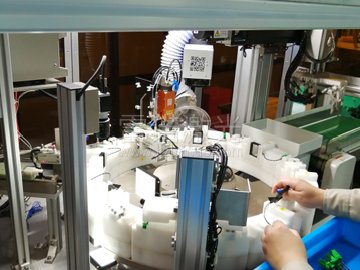 检测+激光打标工作站