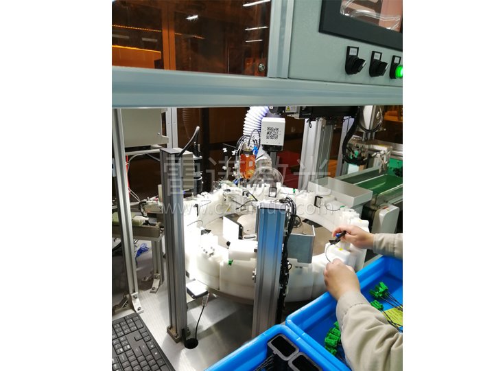 检测+激光打标工作站