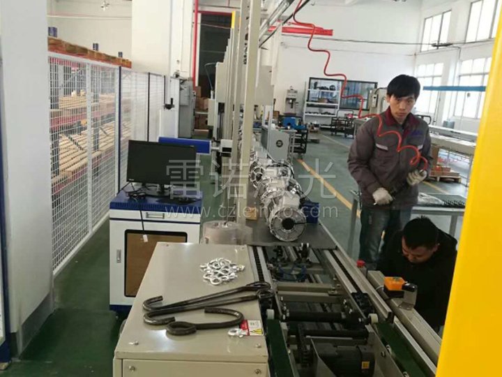 新能源电机激光打标