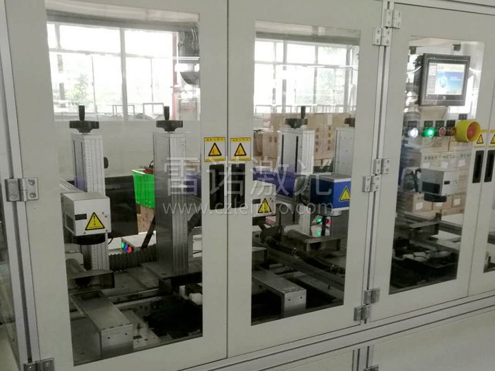 多工位自动化激光打标工作站